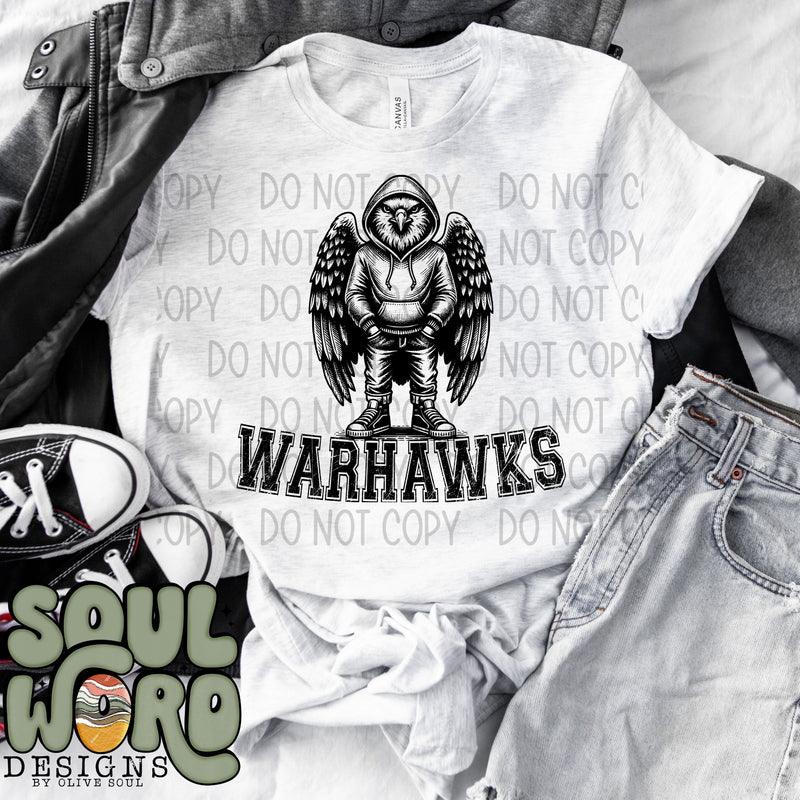 Warhawks Cool Mascot - DIGITAL DOWNLOAD