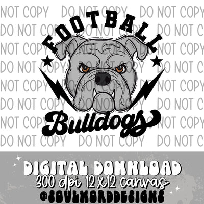 Football Bolts High School Teams - DIGITAL DOWNLOAD