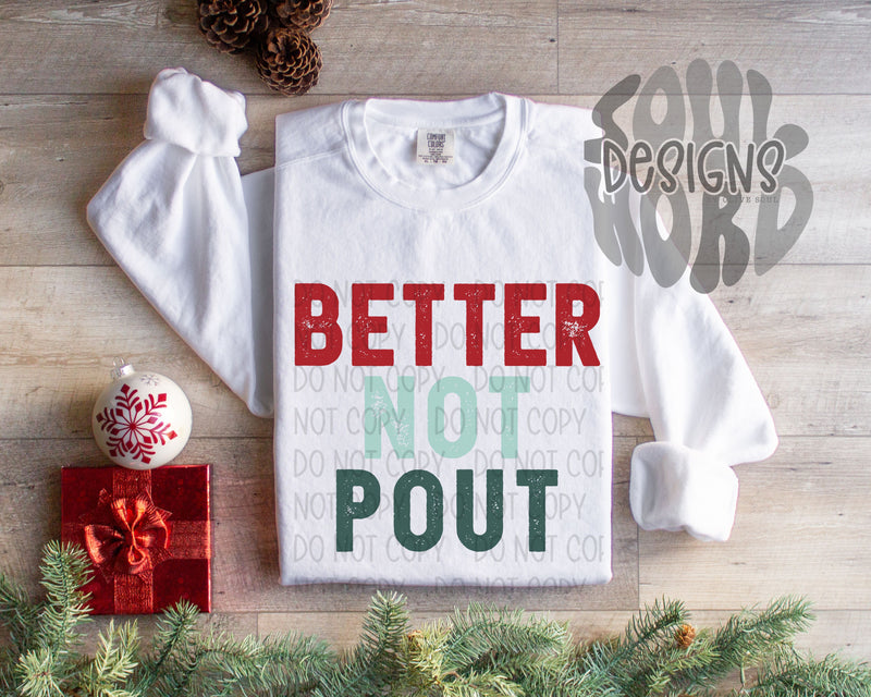 Better Not Pout - DIGITAL DOWNLOAD