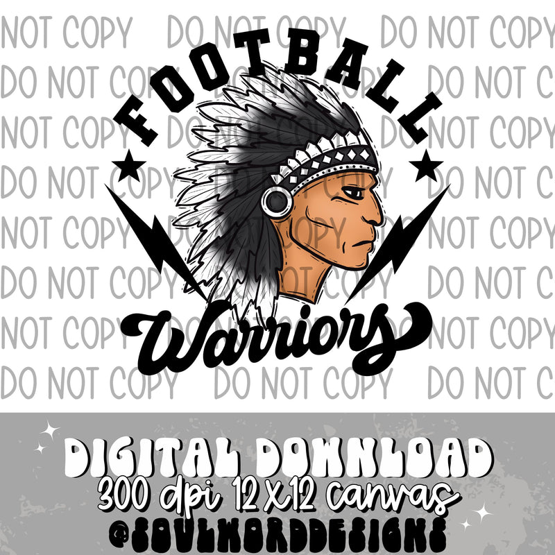 Football Bolts High School Teams - DIGITAL DOWNLOAD