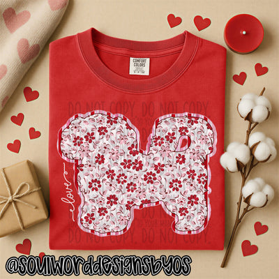 Valentine Faux Quilted Dogs - DIGITAL DOWNLOAD