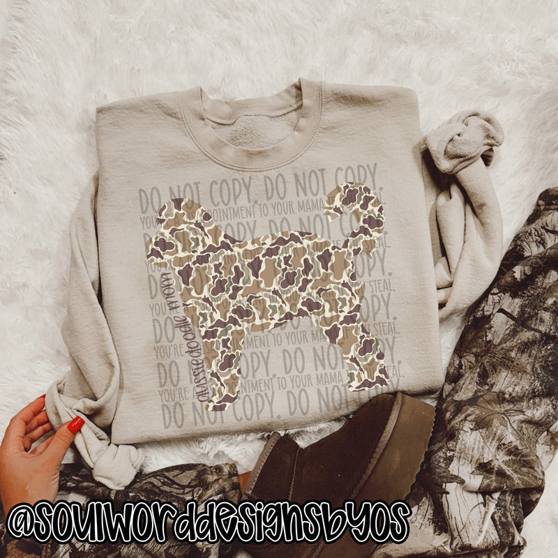 Duck Camo Dogs A-M - DIGITAL DOWNLOAD