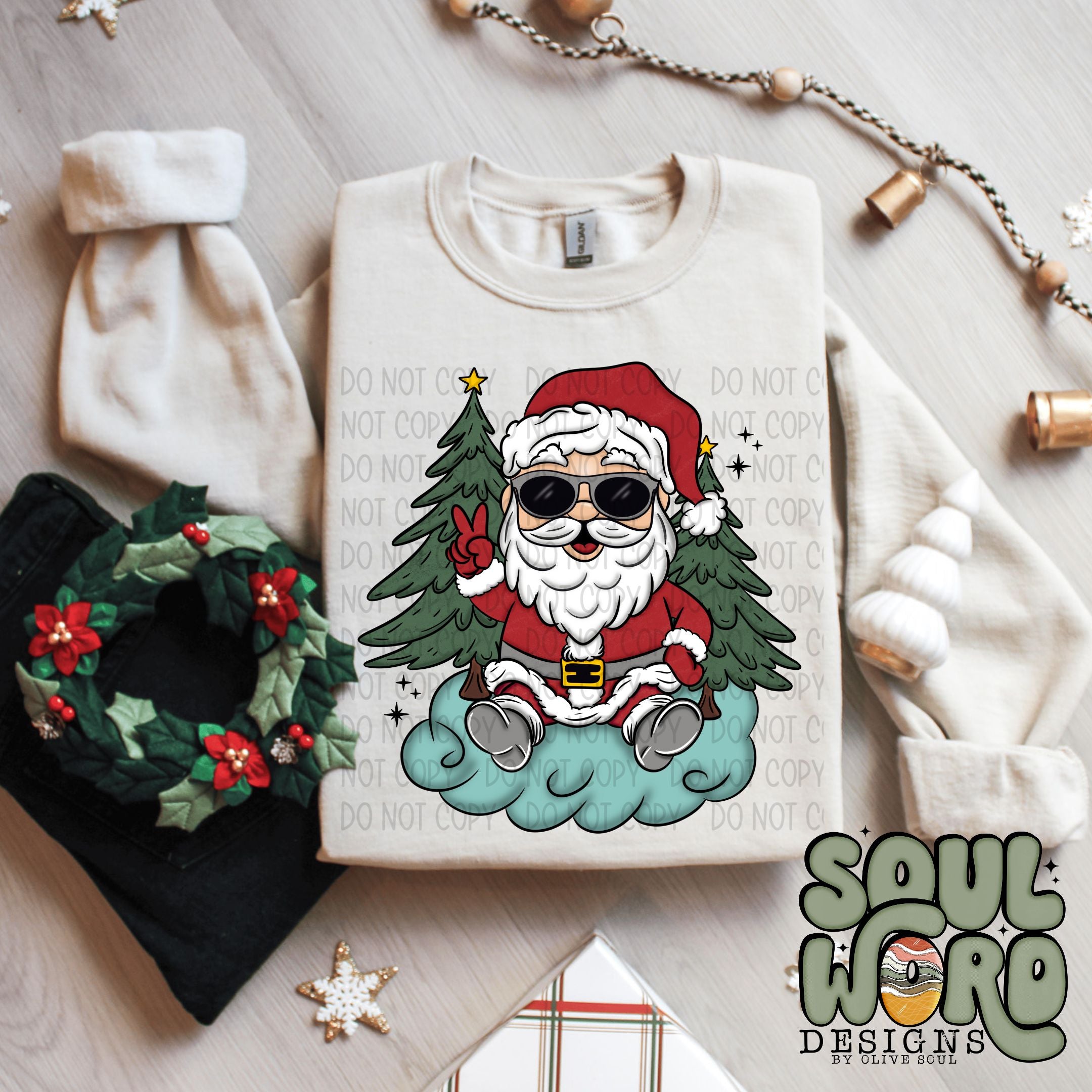 Cool Santa - DIGITAL DOWNLOAD – Olive Soul