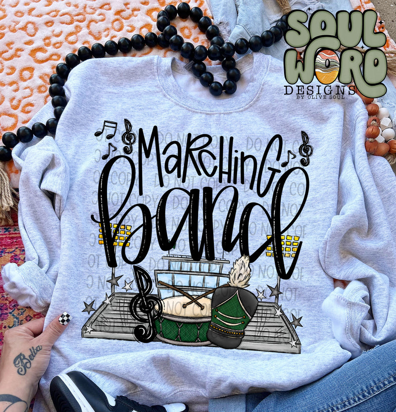 Marching Band Dark Green - DIGITAL DOWNLOAD