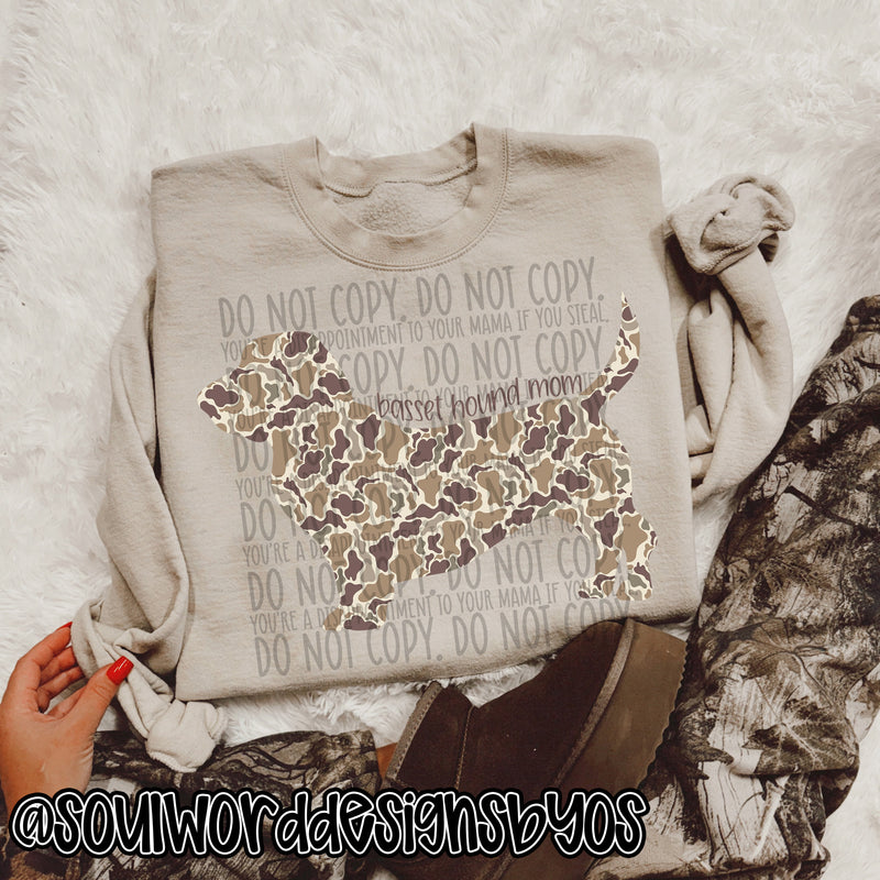 Duck Camo Dogs A-M - DIGITAL DOWNLOAD