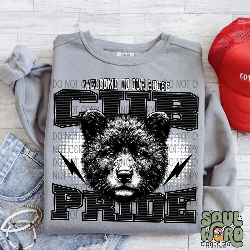 Welcome To Our House Cub (Bear Face) Pride - DIGITAL DOWNLOAD