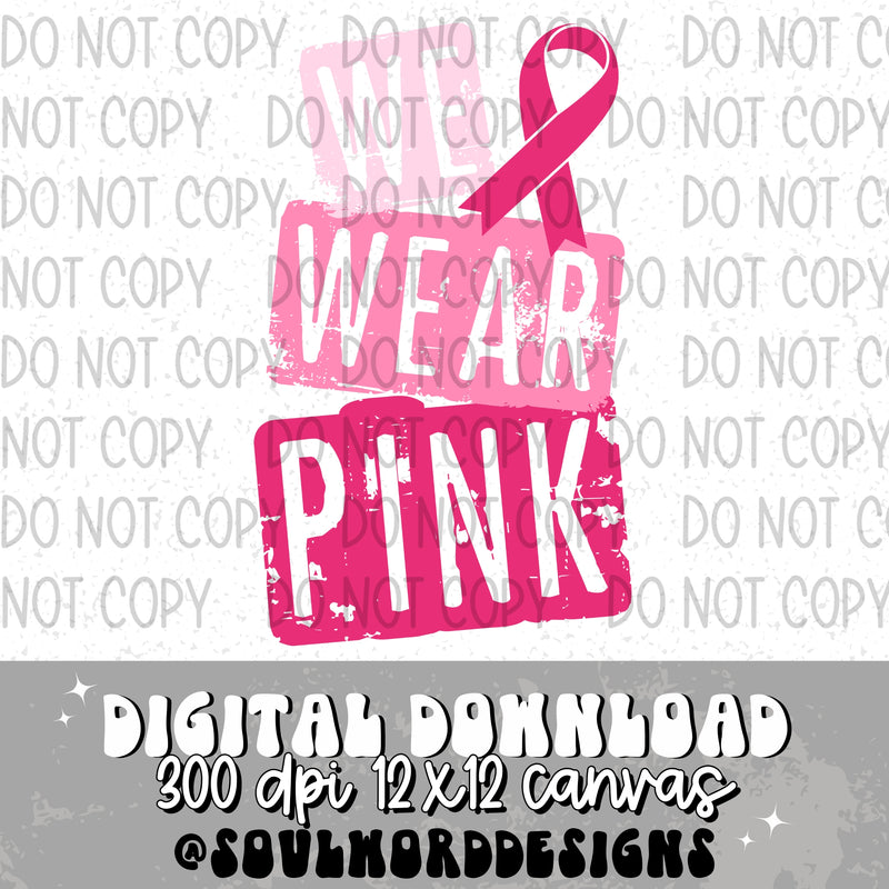 Pink Ribbon - DIGITAL DOWNLOAD