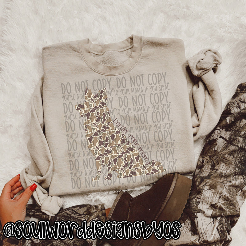 Duck Camo Dogs A-M - DIGITAL DOWNLOAD