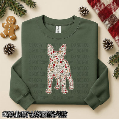 Christmas Faux Quilted Dogs Round 1 - DIGITAL DOWNLOAD