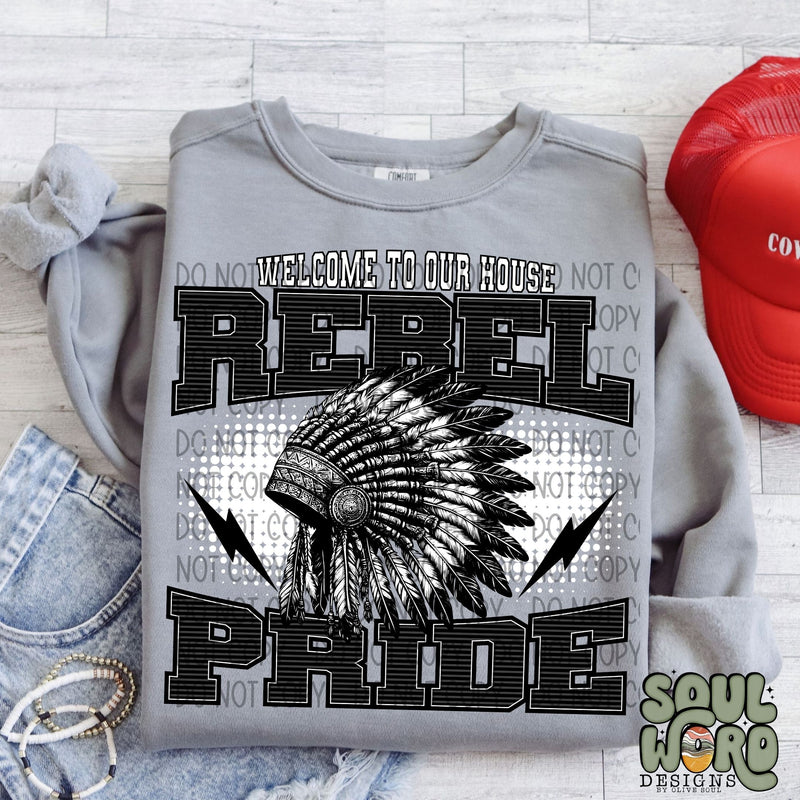 Welcome To Our House Rebel (Head Dress) Pride - DIGITAL DOWNLOAD