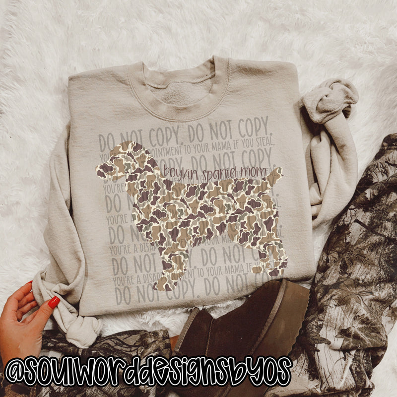 Duck Camo Dogs A-M - DIGITAL DOWNLOAD