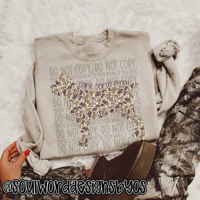 Duck Camo Dogs A-M - DIGITAL DOWNLOAD