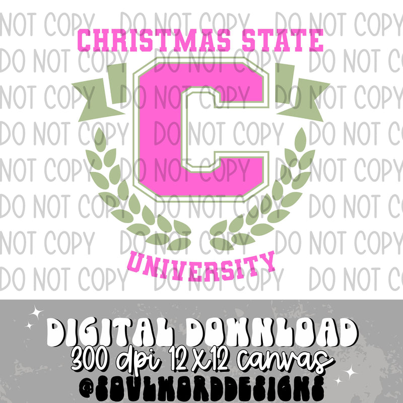 Christmas State University - DIGITAL DOWNLOAD