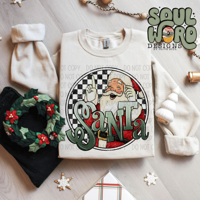 Santa Circle - DIGITAL DOWNLOAD