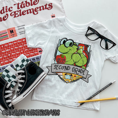 Hello Second Grade Wormin - DIGITAL DOWNLOAD