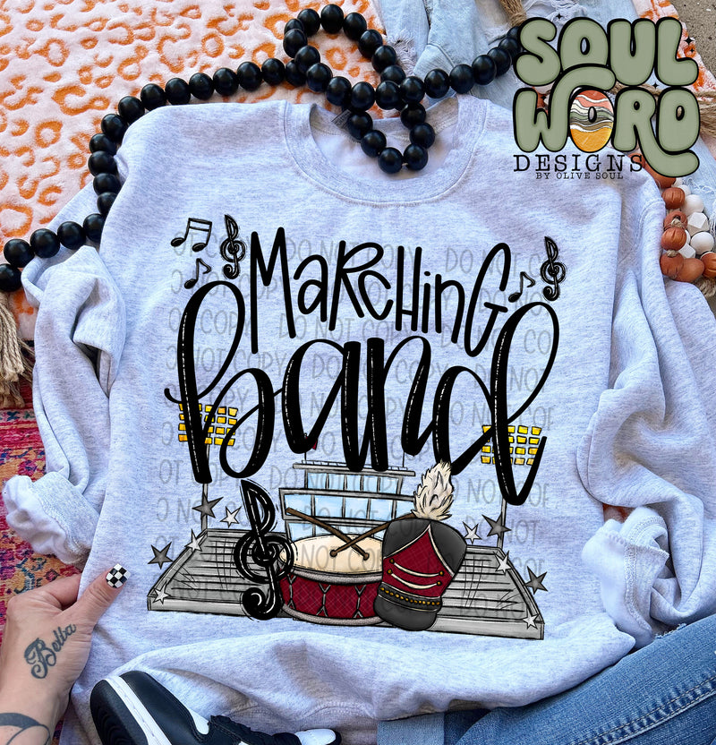 Marching Band Maroon - DIGITAL DOWNLOAD