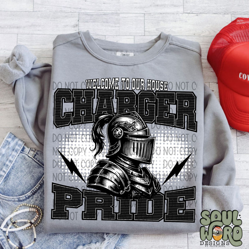 Welcome To Our House Charger (knight) Pride - DIGITAL DOWNLOAD