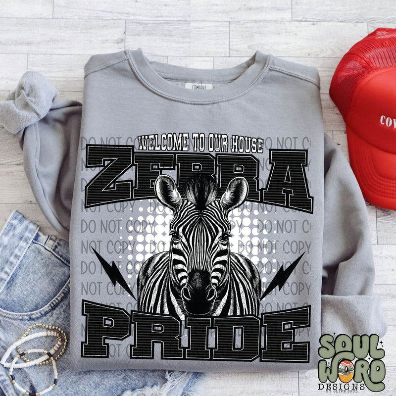 Welcome To Our House Zebra Pride - DIGITAL DOWNLOAD