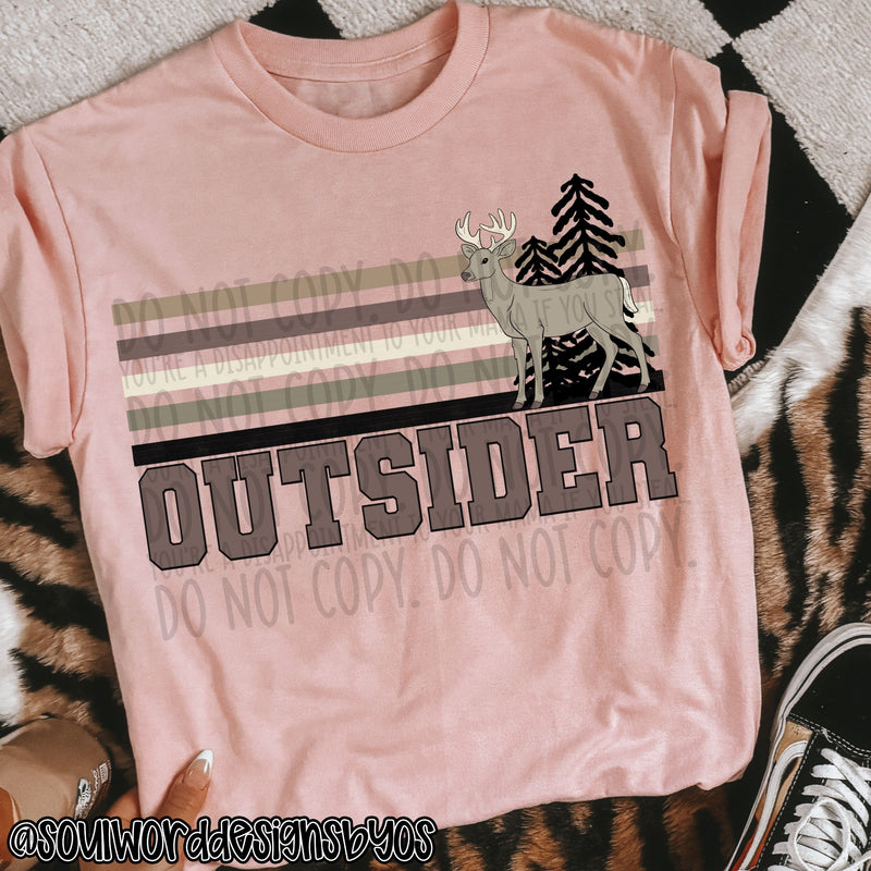 Outsider Retro Stripe - DIGITAL DOWNLOAD