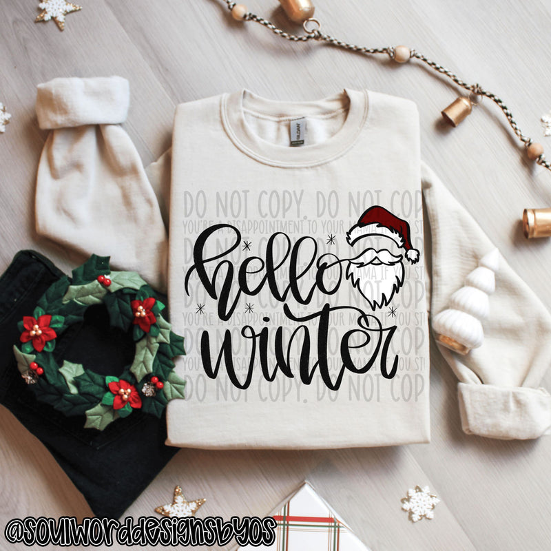 Hello Winter Santa - DIGITAL DOWNLOAD
