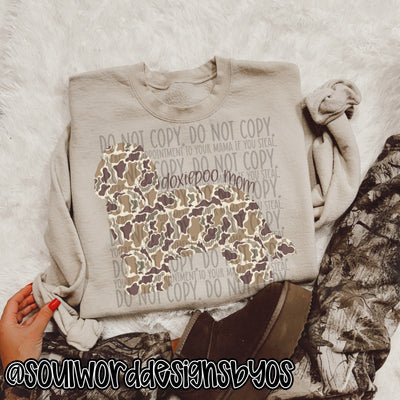 Duck Camo Dogs A-M - DIGITAL DOWNLOAD