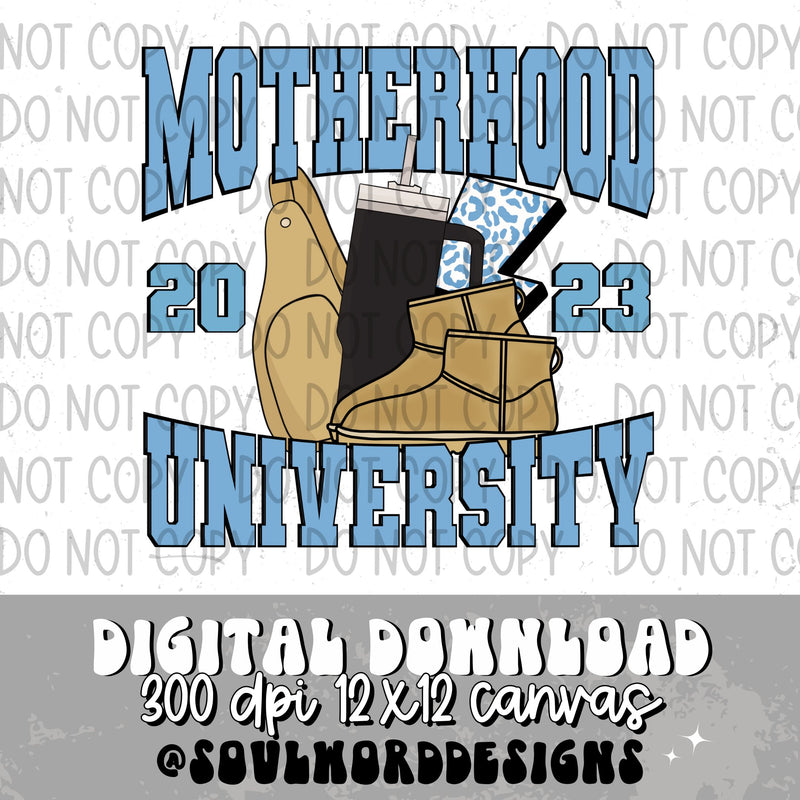 Motherhood University Blue (choose year) - DIGITAL DOWNLOAD