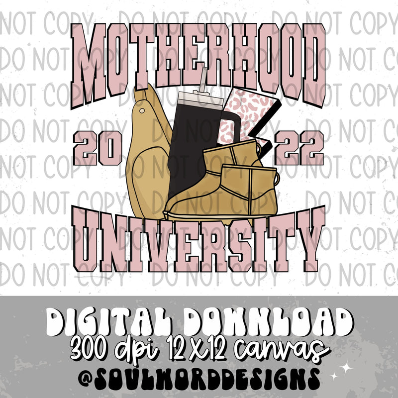 Motherhood University Pink (choose year) - DIGITAL DOWNLOAD