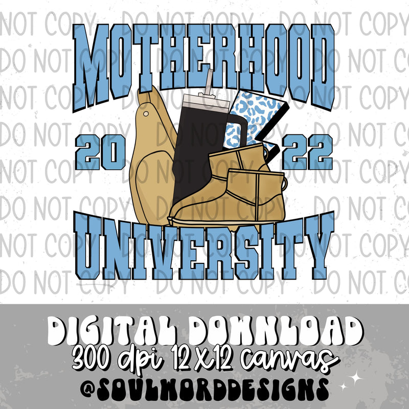 Motherhood University Blue (choose year) - DIGITAL DOWNLOAD