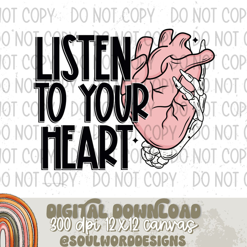 Listen To Your Heart - DIGITAL DOWNLOAD