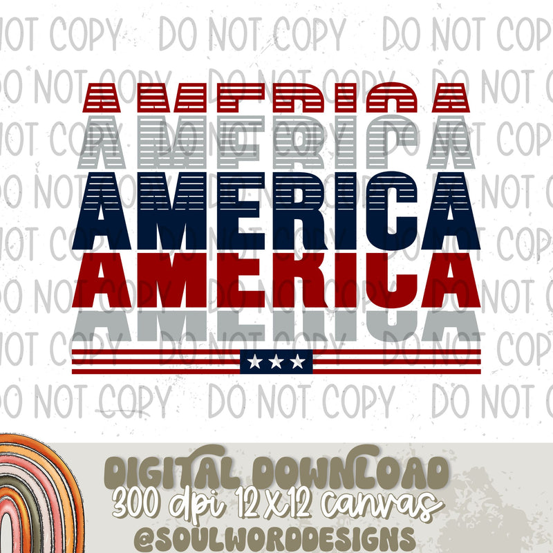 America Stacked - DIGITAL DOWNLOAD