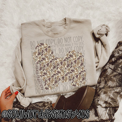 Duck Camo Dogs A-M - DIGITAL DOWNLOAD