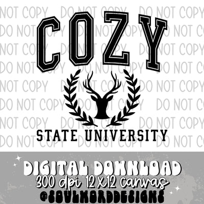 Cozy State University - DIGITAL DOWNLOAD