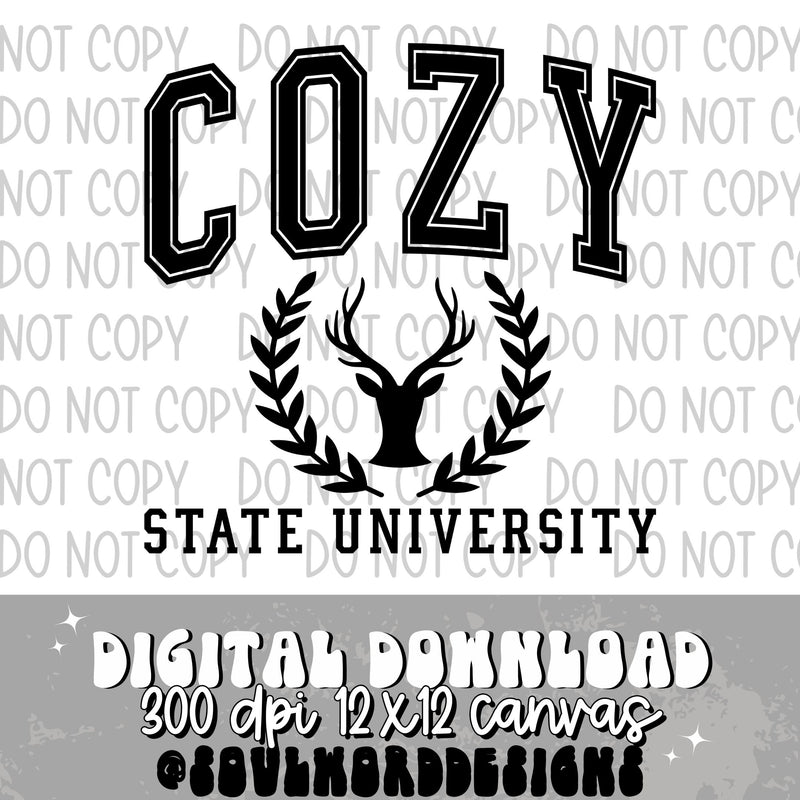 Cozy State University - DIGITAL DOWNLOAD