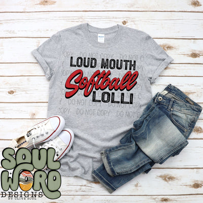 Loud Mouth Softball Title Variations - DIGITAL DOWNLOAD