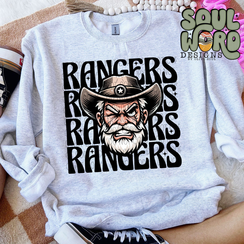 Rangers Winking Mascot - DIGITAL DOWNLOAD