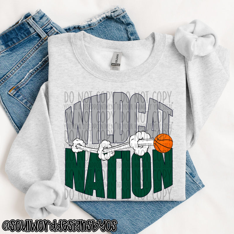 CUSTOM Mascot Nation Basketball - DIGITAL DOWNLOAD
