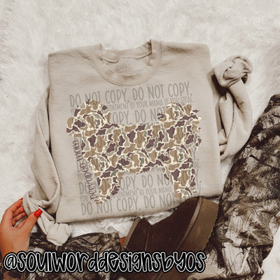 Duck Camo Dogs N-Z - DIGITAL DOWNLOAD