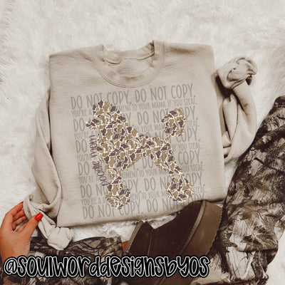 Duck Camo Dogs N-Z - DIGITAL DOWNLOAD