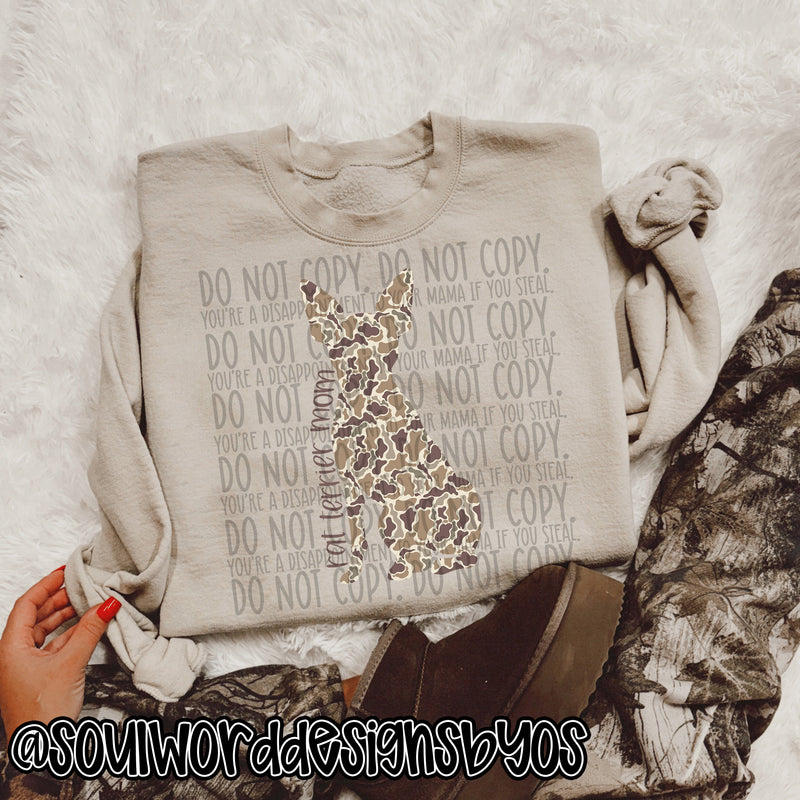 Duck Camo Dogs N-Z - DIGITAL DOWNLOAD