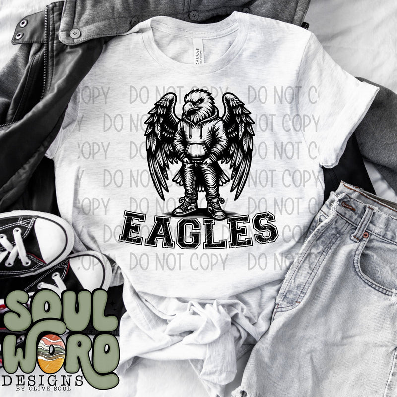 Eagles Cool Mascot - DIGITAL DOWNLOAD