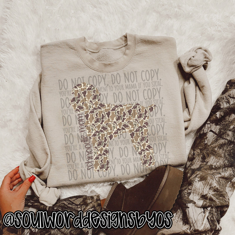 Duck Camo Dogs N-Z - DIGITAL DOWNLOAD