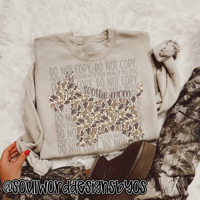 Duck Camo Dogs N-Z - DIGITAL DOWNLOAD