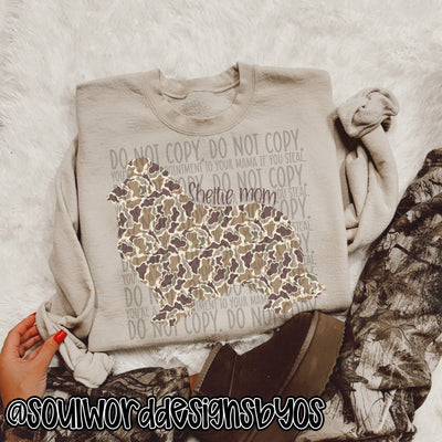 Duck Camo Dogs N-Z - DIGITAL DOWNLOAD