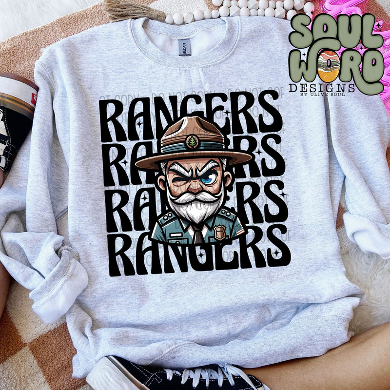 Rangers (Forest) Winking Mascot - DIGITAL DOWNLOAD