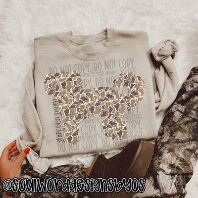 Duck Camo Dogs N-Z - DIGITAL DOWNLOAD