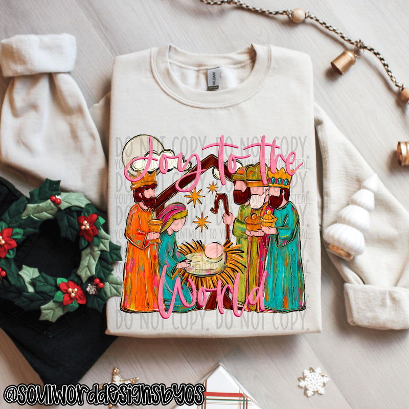 Joy To The World Nativity - DIGITAL DOWNLOAD