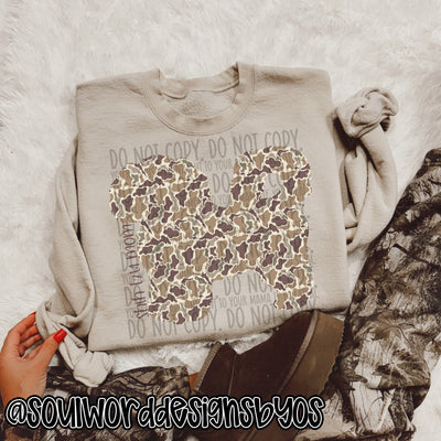 Duck Camo Dogs N-Z - DIGITAL DOWNLOAD