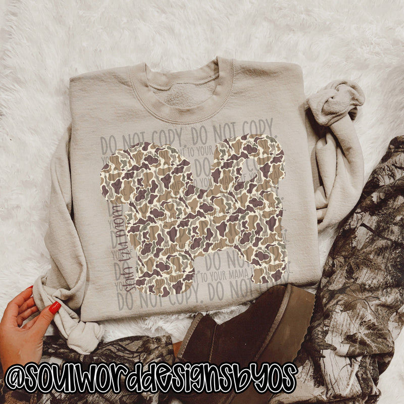 Duck Camo Dogs N-Z - DIGITAL DOWNLOAD