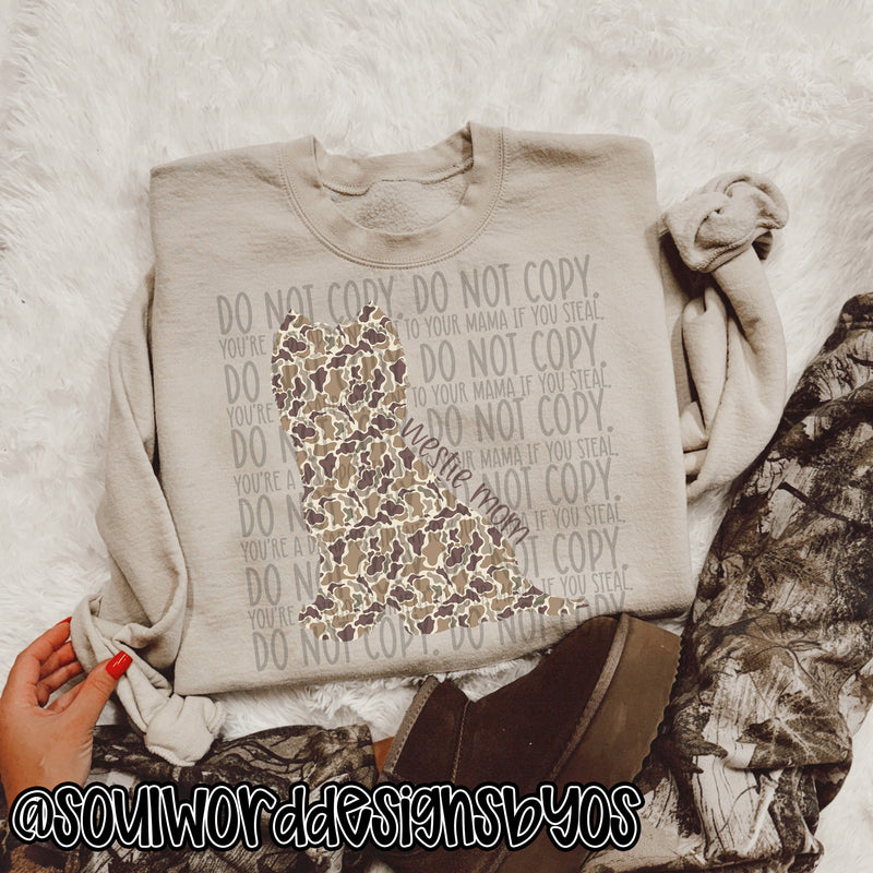 Duck Camo Dogs N-Z - DIGITAL DOWNLOAD