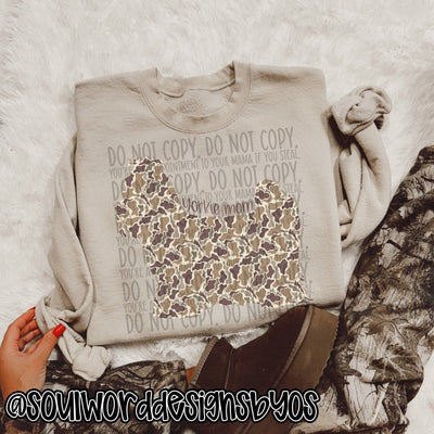 Duck Camo Dogs N-Z - DIGITAL DOWNLOAD